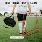 VEVOR Soccer Rebounder Rebound Net, Kick-Back 39"x39", Portable Football Training Gifts, Aids & Equipment for Kids Teens & All Ages, Easy Set Up & Perfect Storage