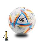 GX TOUR+ Thermo Bonded Polyurethane Soccer Ball Size 5. World Cup Quality, All-Surface Play, Eco Leather Cover, Outdoor Sports, Premium Size 5 Soccer Ball for Training & Competitive Matches
