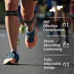 CAMBIVO Patella Tendon Knee Straps 2 Pack for Knee Pain Relief, Knee Brace for Women & Men with Extra Straps, Knee Support for Running, Hiking, Soccer, Basketball, Jumpers Knee, Tennis (Black)