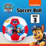 PAW Patrol Kids Soccer Ball Size 3, Marshall, Skye, Everest, and Chase Officially Licensed Futbol for Boys and Girls Soccer Players, White