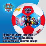 PAW Patrol Kids Soccer Ball Size 3, Marshall, Skye, Everest, and Chase Officially Licensed Futbol for Boys and Girls Soccer Players, White