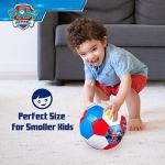 PAW Patrol Kids Soccer Ball Size 3, Marshall, Skye, Everest, and Chase Officially Licensed Futbol for Boys and Girls Soccer Players, White