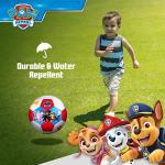 PAW Patrol Kids Soccer Ball Size 3, Marshall, Skye, Everest, and Chase Officially Licensed Futbol for Boys and Girls Soccer Players, White