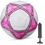 AYANICA Soccer Ball Size 3,4,5 Soft PU for Practice Training Gift Boys Girls Come with Pump and Needle