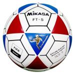 Mikasa FT5 Goal Master Soccer Ball, Blue/Red/White, Size 5