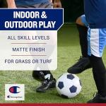 Champion Prodigy Soccer Ball (Size 4, White/Optic Pink/Evening Primrose) – Matte Finish, 32-Panel Design, Enhanced Control, PVC Cover & Butyl Bladder, for Indoor & Outdoor Training, Includes 6" Pump