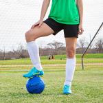 Champion Sports Extreme Series Soccer Ball, Regulation Size 5 - Collegiate, Professional, and League Standard Kick Balls - All Weather, Soft Touch, Maximum Air Retention - for Adults, Teenagers, Blue