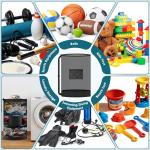 Heavy Duty Soccer Ball Net Bag(100L Extra Large Capacity 10-12Balls), Drawstring Mesh Ball Bag with Zipper Pocket, Sports Equipment Storage Organizer Hold for Gym, Beach, Cloth, Swimming Gears (1)