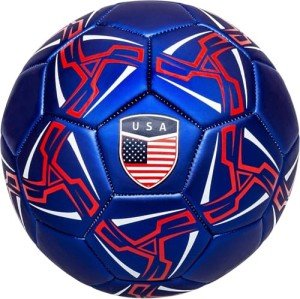 Western Star Game and Match USA Mexico Soccer Ball - Size 4 and Size 5 - Thick 4-Ply Shell - Performance - Ideal for Youth Training and Games for Kids 8-12 Teens 13-16