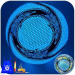 WTOPSBO Soccer Ball Glow in The Dark Blue, Glowing Soccer Ball Size 4 for Men, Women Night Games, with Pump and Carry Bag