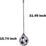 Pemoupnd Soccer | Volleyball | Rugby Trainer, Football Kick Throw Solo Practice Training Aid Control Skills Adjustable Waist Belt for Kids Adults