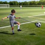 Pemoupnd Soccer | Volleyball | Rugby Trainer, Football Kick Throw Solo Practice Training Aid Control Skills Adjustable Waist Belt for Kids Adults