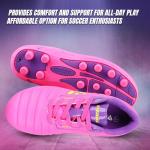 Vizari USA Soccer Cleats Boys, Girls - FG Firm Ground Football Shoes for Toddlers/Little/Big Kids - Youth Football Cleats - Comfort & Excellent Traction