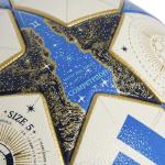 Adidas Unisex-Adult UEFA Champions League Competition Soccer Ball, White/Dark Blue/Pantone/Gold Metallic, 5