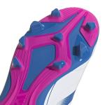 Adidas Unisex-Kids Goletto IX Firm Ground/Multi Ground Soccer, White/Bright Royal/Team Shock Pink, 5