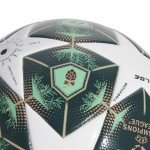 adidas UCL League Ball - Seamless Surface, FIFA Approved, Professional Training and Match Ball, Sizes 4-5 (White/Shadow Green/Solar Slime, 5)