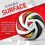 Franklin Sports MLS Tornado - Official Size 5 - Soft Cover - Weight Soccer Ball - Air Pump Included