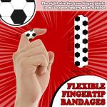 60Pcs Soccer Bandages, 2.83x0.75in Waterproof PE Adhesive Bandage for Minor Wound Care, Hypoallergenic Bandages Soccer Team First Aid Supplies for Boys Girls Kids and Soccer Mom, Latex Free