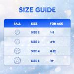 EVERICH TOY Toddler Soccer Ball - 5.9“ Small Soccer Ball Size 2 with Pump - Dinosaur Toys Indoor Outdoor Play Balls Games - Great Birthday Gifts for Children Girls Boys