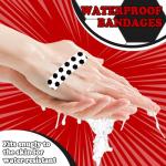 60Pcs Soccer Bandages, 2.83x0.75in Waterproof PE Adhesive Bandage for Minor Wound Care, Hypoallergenic Bandages Soccer Team First Aid Supplies for Boys Girls Kids and Soccer Mom, Latex Free