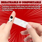 60Pcs Soccer Bandages, 2.83x0.75in Waterproof PE Adhesive Bandage for Minor Wound Care, Hypoallergenic Bandages Soccer Team First Aid Supplies for Boys Girls Kids and Soccer Mom, Latex Free