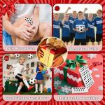 60Pcs Soccer Bandages, 2.83x0.75in Waterproof PE Adhesive Bandage for Minor Wound Care, Hypoallergenic Bandages Soccer Team First Aid Supplies for Boys Girls Kids and Soccer Mom, Latex Free