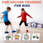 Dreamon Kids Soccer Trainer - Indoor Soccer Training Equipment for Parties & Home Play, 2 Game Modes with Auto-Scoring, Soccer Training for Footwork & Reaction Speed, Soccer Gifts for 6+ Year Old Boys