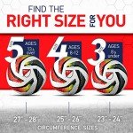 Franklin Sports MLS Tornado - Official Size 5 - Soft Cover - Weight Soccer Ball - Air Pump Included
