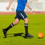 DREAM PAIRS Mens Sport Flexible Athletic Lace Up Light Weight Outdoor Cleats Football Soccer Shoes,Size 7.5,Black/Dark/Grey,160859-M