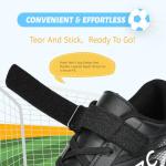 ZVC Kids Soccer Cleats Boys Girls Soccer Shoes Outdoor Firm Ground Youth Football Cleats for Little Kid/Big Kid Black