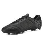 DREAM PAIRS Mens Sport Flexible Athletic Lace Up Light Weight Outdoor Cleats Football Soccer Shoes,Size 7,Black/Grey,160859-M