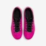 Nike Unisex Kid's Jr. Tiempo Legend 10 Club Multi-Ground Low-Top Soccer Cleats (Little Kid/Big Kid) Fierce Pink/Black 5 Medium
