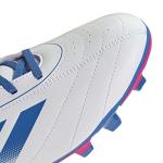 Adidas Unisex-Adult Goletto IX Firm Ground/Multi Ground Soccer, White/Bright Royal/Team Shock Pink, 7