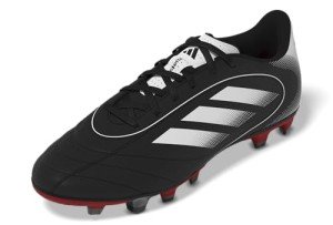adidas Unisex Goletto IX Firm Multi Ground Sneaker, Black/White/Better Scarlet, 14 US Men