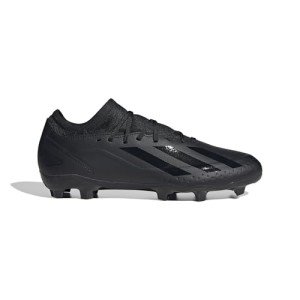 adidas Unisex X Crazyfast.3 Firm Ground Closeout Sneaker, Black/Black/Black, 13.5 US Men