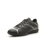 PUMA Mens Attacanto Turf Trainer Soccer Cleat, PUMA Mens Black-Silver Mist, 7