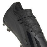 adidas Unisex X Crazyfast.3 Firm Ground Closeout Sneaker, Black/Black/Black, 13.5 US Men