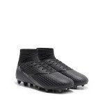 DREAM PAIRS Men's High-Tops Soccer Cleats Lace-Up Adult Football Shoes Lightweight Professional Athletic Training Soccer Shoes,Size 7.5,Black,SDSC2407M