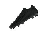 adidas Unisex X Crazyfast.3 Firm Ground Closeout Sneaker, Black/Black/Black, 13.5 US Men