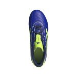 adidas Goletto IX Firm Multi Ground Sneaker, Lucid Blue/Lucid Lemon/Dark Blue, 3 US Unisex Little Kid