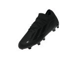 adidas Unisex X Crazyfast.3 Firm Ground Closeout Sneaker, Black/Black/Black, 13.5 US Men