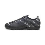 PUMA Mens Attacanto Turf Trainer Soccer Cleat, PUMA Mens Black-Silver Mist, 7