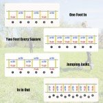 Agility Ladder,Speed Training Equipment Set,20ft Rungs Speed Ladder,Soccer Cones,Jump Rope, Running Resistance Umbrella,Basketball Equipment Football Fitness Training Equipment for Kids Youth Adults