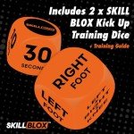 SKILL BLOX Soccer Kick Up Training Dice (2 pcs) - Football Soccer Gifts - Soccer Ball Juggling Skills. Gifts for Boys and Girls. Kick Ups Training