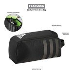 adidas Stadium 2 Team Shoe Bag, Black/White, One Size
