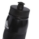 adidas 750 ML (28 oz) Stadium Refillable Plastic Sport Water Bottle, Black/White, One Size