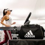 adidas Diablo Small Duffel, Sports Duffle Gym Bags for Men or Women, Black, One Size