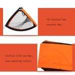 Theresduet 2 Pack 4’ x 3’ Size Portable Kid Soccer Goals for Backyard, Indoor and Outdoor Pop Up Soccer Goals, Orange, Theresduet