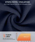 G Gradual Youth Boys Compression Thermal Shirt Long Sleeve Fleece Undershirt for Boy Football Baseball Soccer Base Layer(Navy,M)