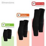 Tekkerz leg sleeve over 20 color variations compatible with grip socks for soccer, football, hockey, rugby athletic socks